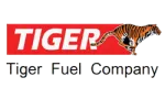 The Tiger Fuel Company logo: a red badge with “TIGER” and a striped tiger over the words “Tiger Fuel Company.”