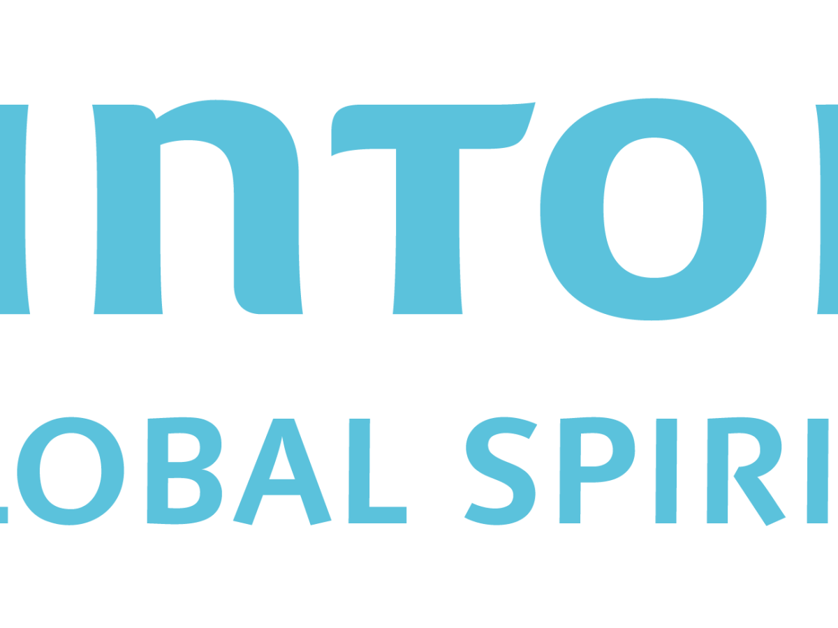 An image showing the Suntory Global Spirits logo in blue text on a black background.
