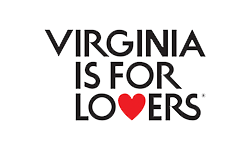 A graphic that says &ldquo;VIRGINIA IS FOR LOVERS,&rdquo; with a red heart replacing the &ldquo;O.&rdquo;